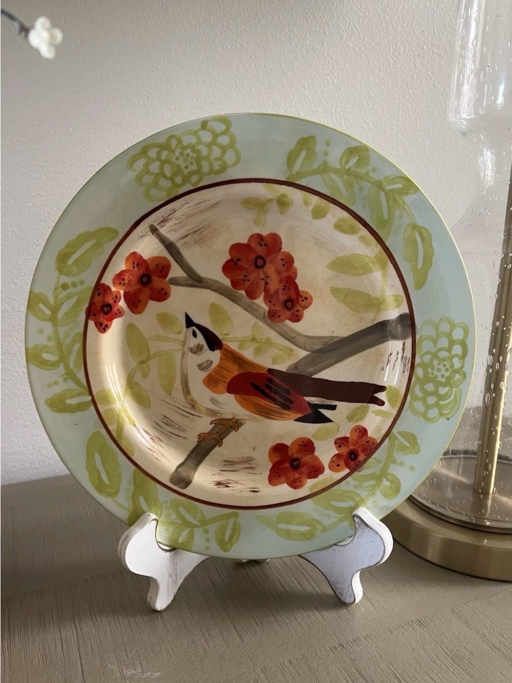 Jennifer Brinkey Ruth Levison design Prima Donna Dinner Plates set of 2